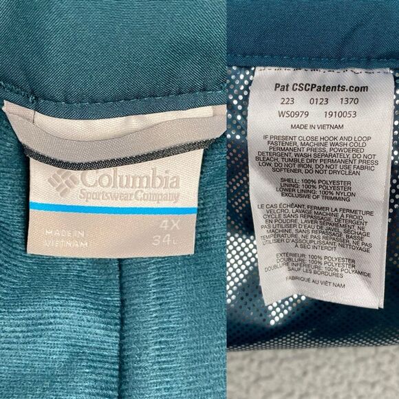 Columbia Men's Omni-Tech Powder Stash Ski Snow Waterproof Pants - Size: 4X - Picture 13 of 15